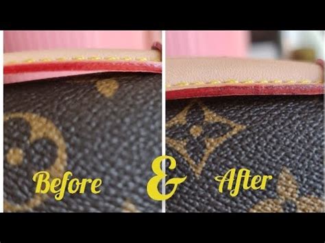 louis vuitton glazing repair|Louis Vuitton leather repair.